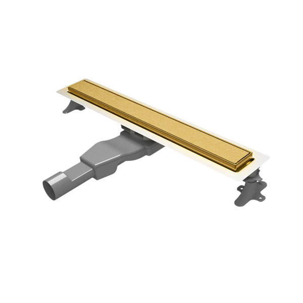 Cora Neo 82060-211 Gold Brushed PVD Γραμμικό Κανάλι-Σχάρα Μπάνιου