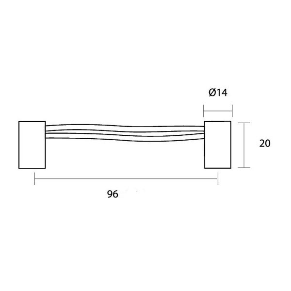 Convex 827-96 Πομολάκι Ματ Νίκελ / Καφέ Δέρμα