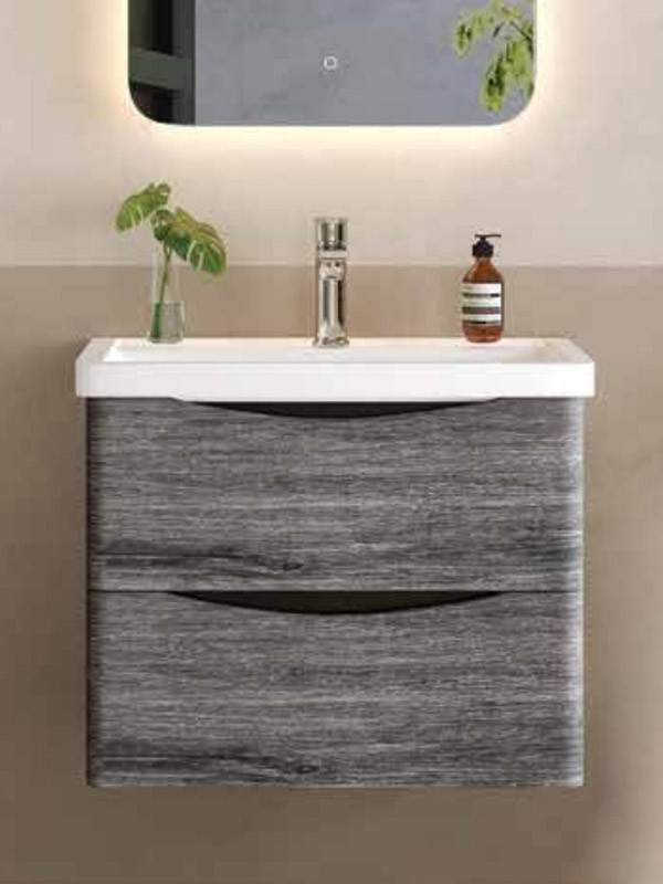 Gloria Modern 60 Grey 876048 Βάση Επίπλου Μπάνιου Με Νιπτήρα