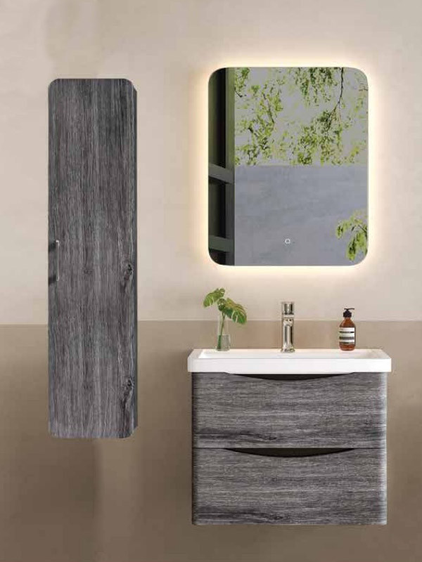 Gloria Modern 60 Grey 876048 Έπιπλο Μπάνιου