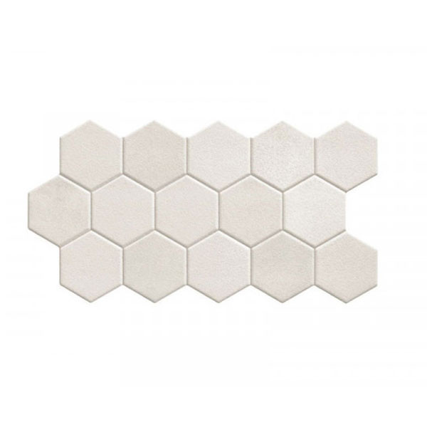 Karag Hex White Πλακάκι Μπάνιου