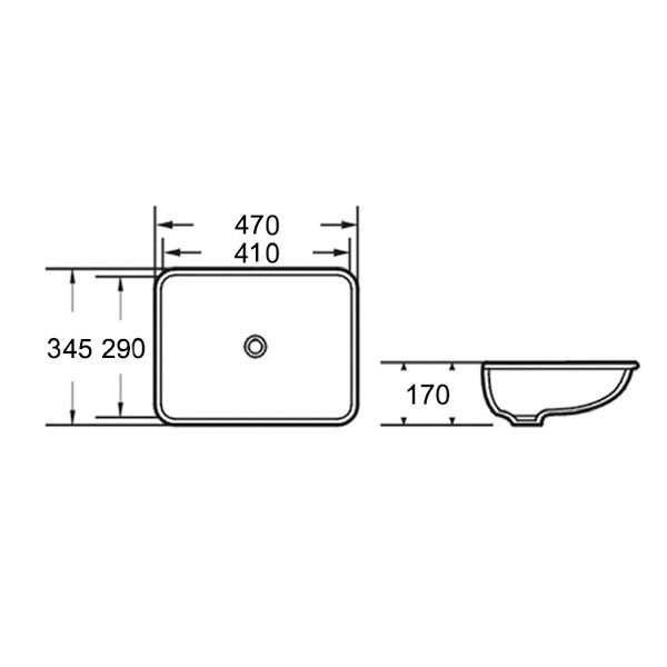 KLP Marion 444910 Νιπτήρας Yπoκαθήμενος