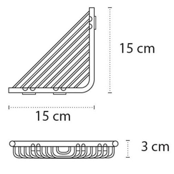 Karag Reti Bianco Opaco 963166 Σπογγοθήκη Μπάνιου