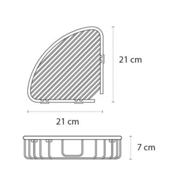 Karag Reti Bianco Opaco 963866 Σπογγοθήκη Μπάνιου