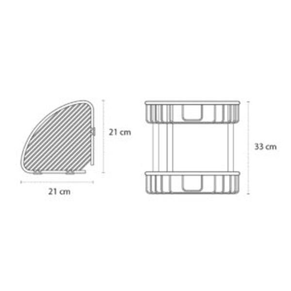 Karag Reti Cromo 963888 Σπογγοθήκη - Ραφιέρα Μπάνιου