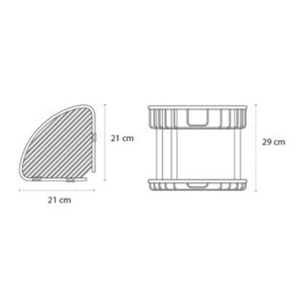 Karag Reti Nero Opaco 963955 Σπογγοθήκη - Ραφιέρα Μπάνιου