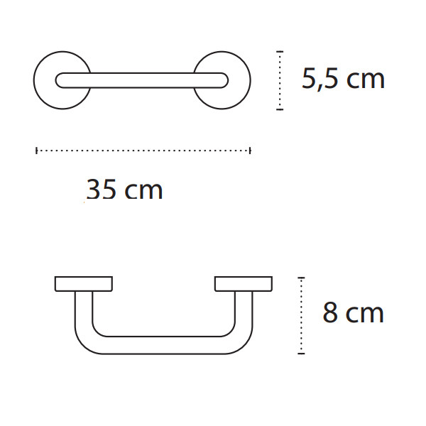 Karag Uno Nero Opaco 968255 Χειρολαβή Α.Μ.Ε.Α