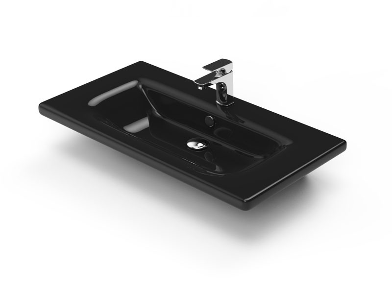 Drop Instinct 80 Smoked Oak BL-1 Έπιπλο Μπάνιου Μοντέρνο