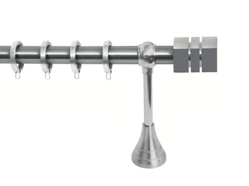 Import Σειρά Α Νο 2 Κουρτινόξυλο Ø25 Νίκελ Ματ