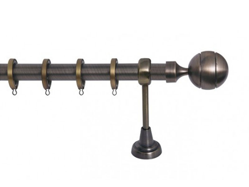 Import Σειρά Α Νο 5 Κουρτινόξυλο Ø25 Οξειδέ