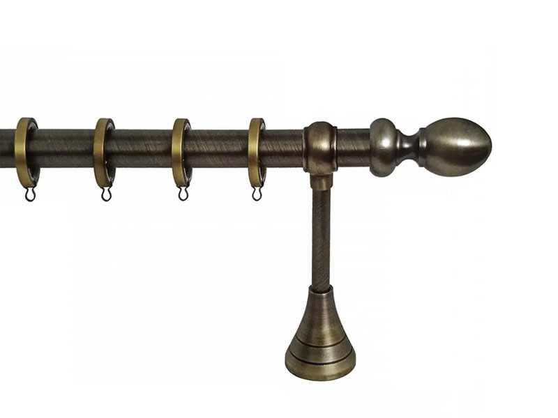 Import Σειρά Α Νο 6 Κουρτινόξυλο Ø25 Οξειδέ