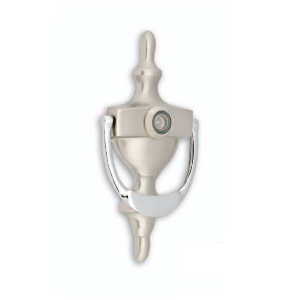 Best A/B Ρόπτρο Εξώπορτας Με Μάτι Νίκελ Ματ/Χρώμιο