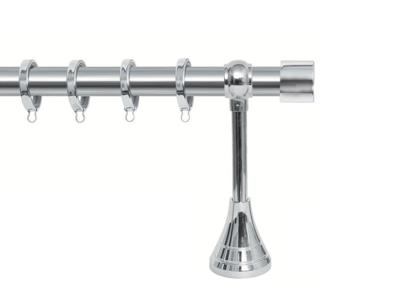 Import Σειρά Α - Τάπα Κουρτινόξυλο Ø25 Χρώμιο