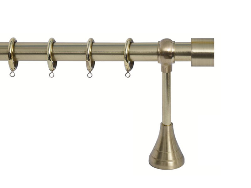 Import Σειρά Α - Τάπα Κουρτινόξυλο Ø25 Χρυσό Ματ