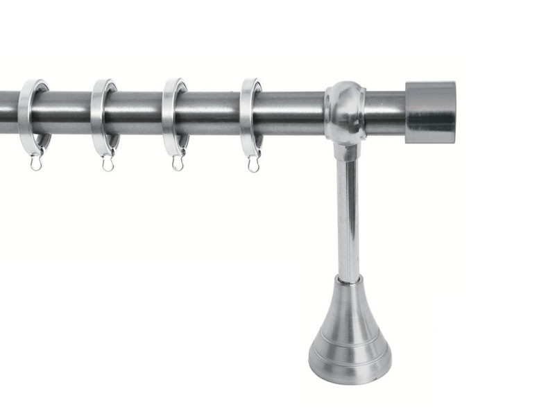 Import Σειρά Α - Τάπα Κουρτινόξυλο Ø25 Νίκελ Ματ