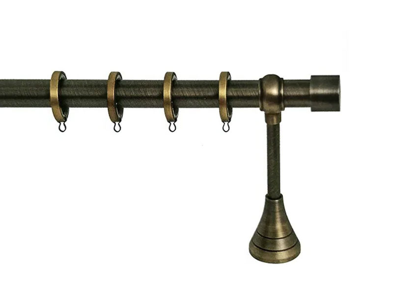 Import Σειρά Α -Τάπα Κουρτινόξυλο Ø25 Οξειδέ