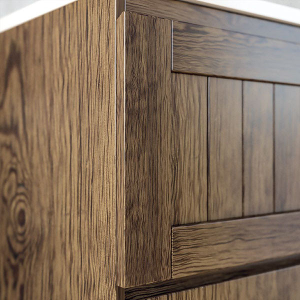 Sanitec Alba Β 80 Ανάγλυφο Συνθετικό Βάση Επίπλου Μπάνιου Με Νιπτήρα