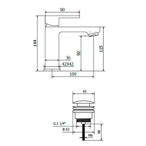 Fromac Amelie 9310 Μπαταρία Νιπτήρος