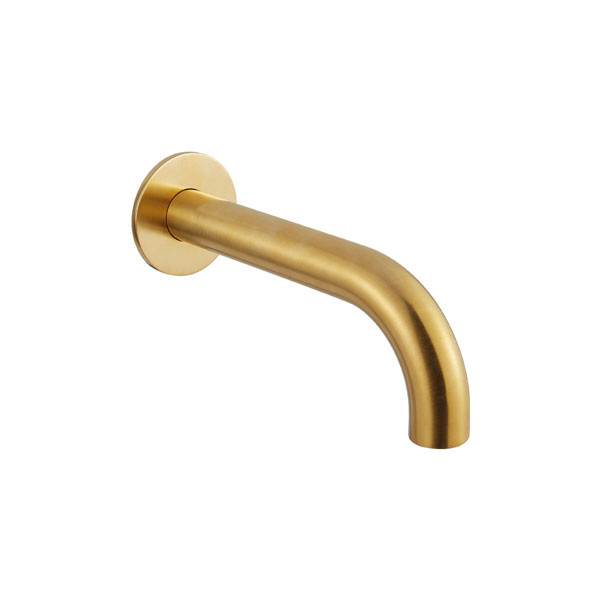 Armando Vicario Industrial 700112-201 Gold Brushed Επίτοιχο Στόμιο Μπανιέρας