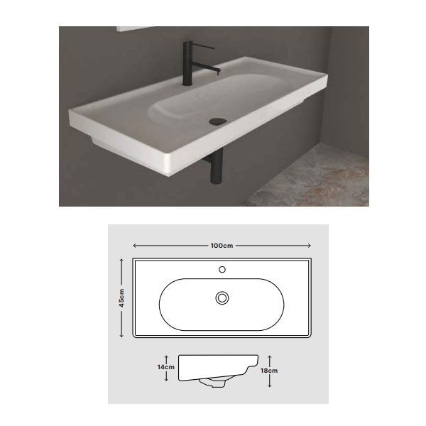 Savvopoulos Puro II 80 Έπιπλο Μπάνιου Μοντέρνο