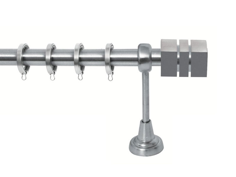 Import Σειρά Β Νο 2 Κουρτινόξυλο Ø25 Νίκελ Ματ