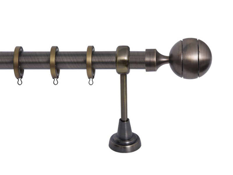 Import Σειρά Β Νο 5 Κουρτινόξυλο Ø25 Οξειδέ