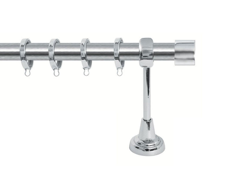 Import Σειρά Β - Τάπα Κουρτινόξυλο Ø25 Χρώμιο