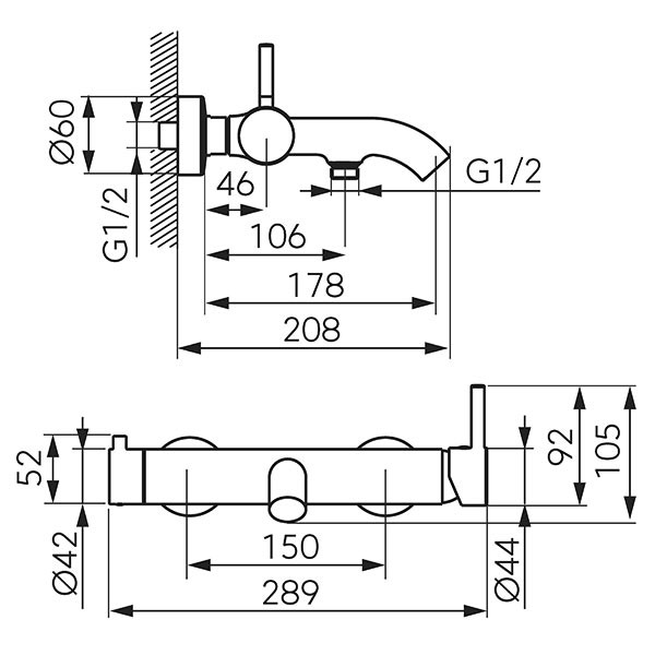 Ferro Ciriculus BCK11GM Gun Metal Μπαταρία Λουτρού