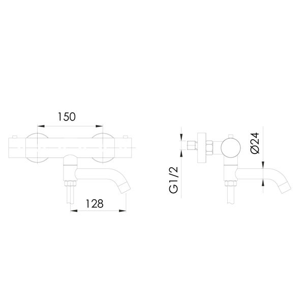 Buades Vetta Nox BD.4932013.WH White Μπαταρία Λουτρού