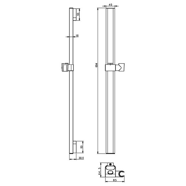Imex Drava BDD002/BMG Βέργα Ντους