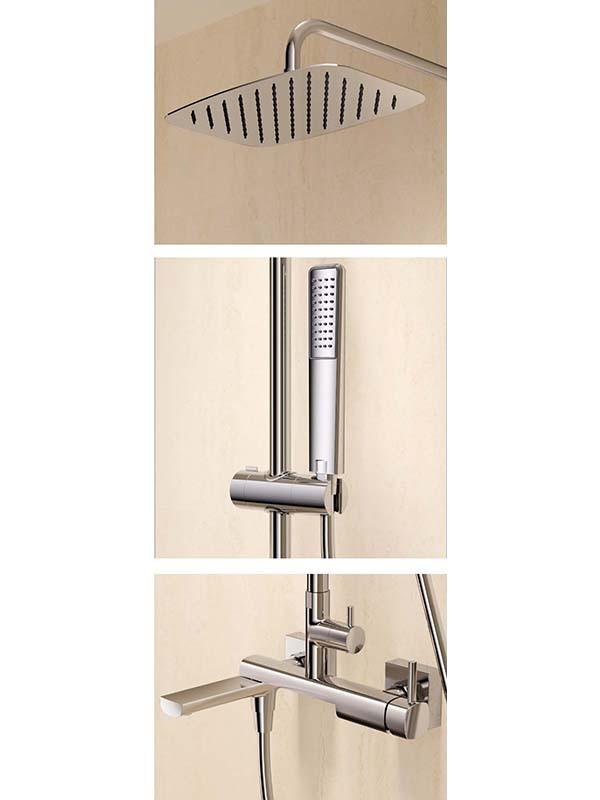 Imex Toscana BDT064-B/NG Στήλη Ντους Με Μπαταρία