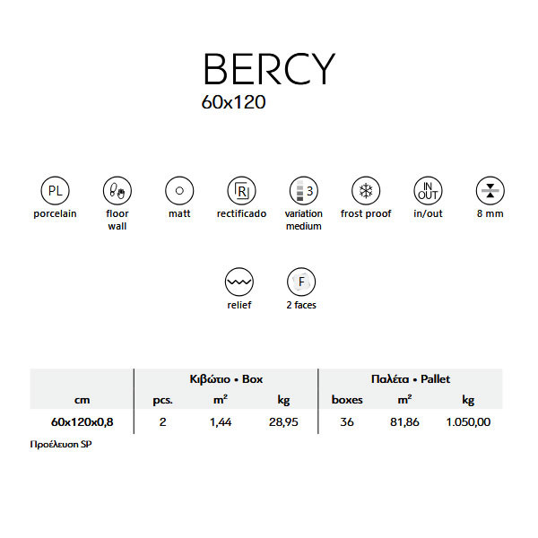 Karag Bercy Salvia Decor Πλακάκι Κουζίνας