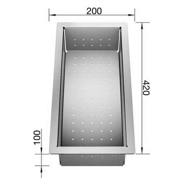 Blanco 219649 Μπολ Σουρωτήρι Inox