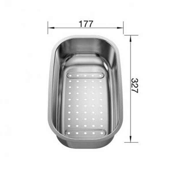 Blanco 208195 Μπολ Σουρωτήρι Inox