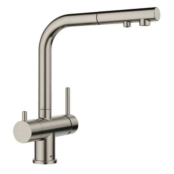 Blanco Fontas-S II Satin Platinum 527715 Μπαταρία Κουζίνας Αποσπώμενη