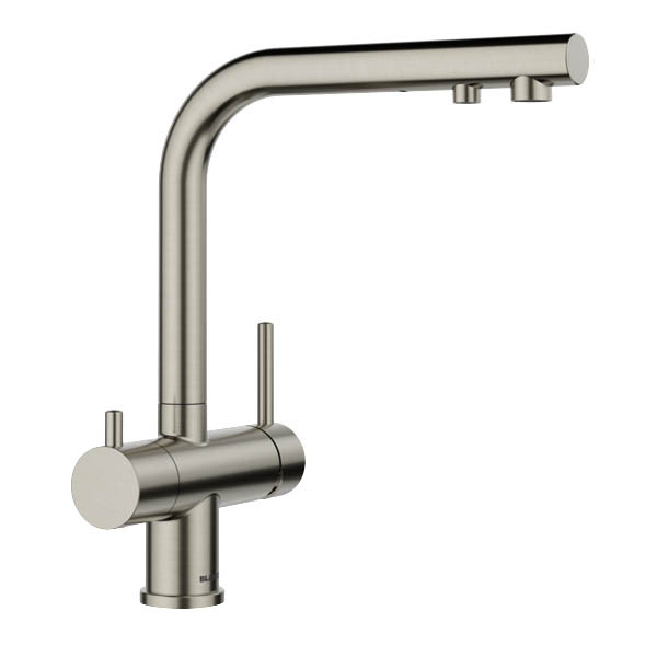 Blanco Fontas ΙΙ Satin Platinum 527714 Μπαταρία Κουζίνας Πάγκου