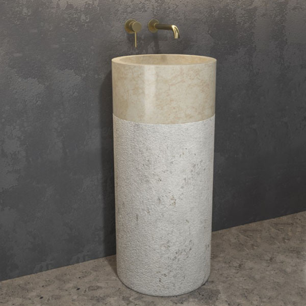 Karag Bora PRDG Cream Νιπτήρας Πέτρινος