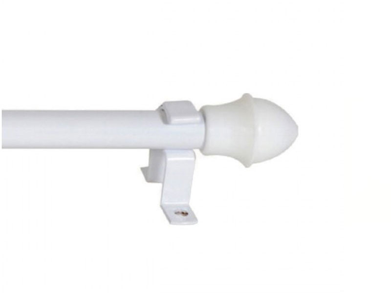 Import Κουρτινόξυλο Πτυσσόμενο Briz-Briz Ø12 Λευκό