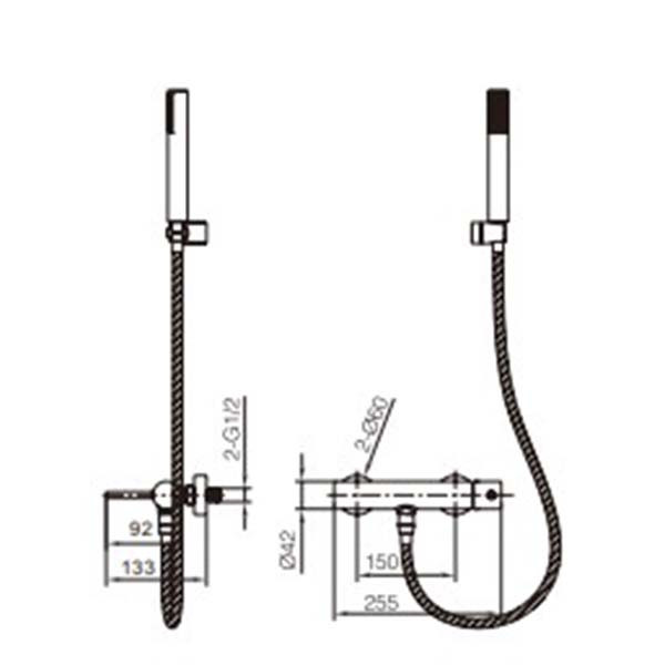 Imex Monza BTM039-4/BGM Μπαταρία Λουτρού