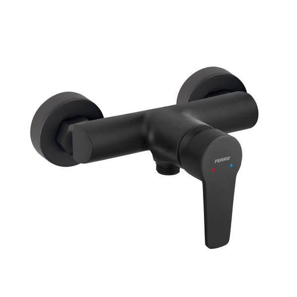 Ferro Ritto BTR7BL Black Μπαταρία Ντουζιέρας