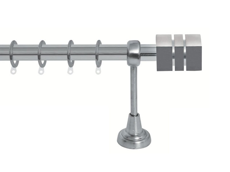 Import Σειρά Γ Νο 2 Κουρτινόξυλο Ø25 Νίκελ Ματ