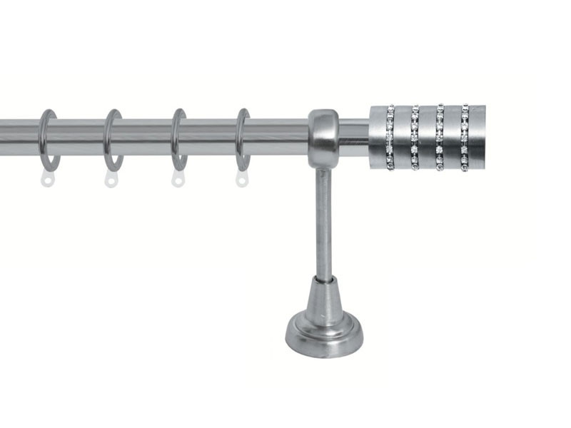 Import Σειρά Γ Νο 7 Κουρτινόξυλο Ø25 Νίκελ Ματ