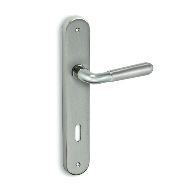 Conset C1265 Πόμολο Εξώπορτας Ματ Νίκελ / Χρώμιο