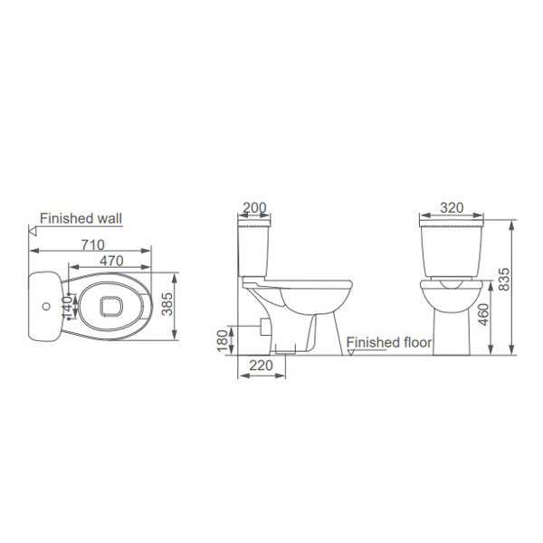 Huida Special 172091 Λεκάνη Χαμηλής Πιέσεως Α.Μ.Ε.Α