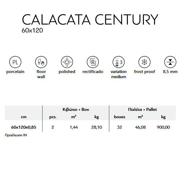 Karag Calacata Century Πλακάκι Κουζίνας