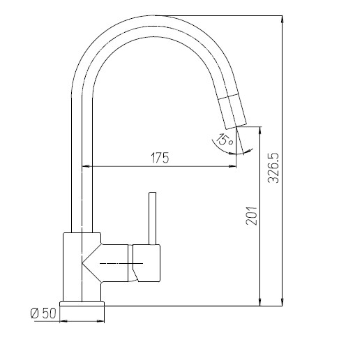 Macart Cox 591 Μπαταρία Κουζίνας Αποσπώμενη