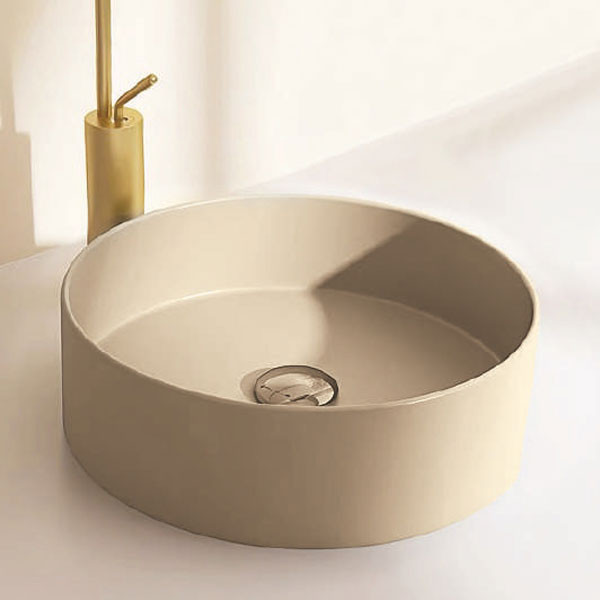 Corgres Circle Khaki Matt 4222 Νιπτήρας Χρωματιστός