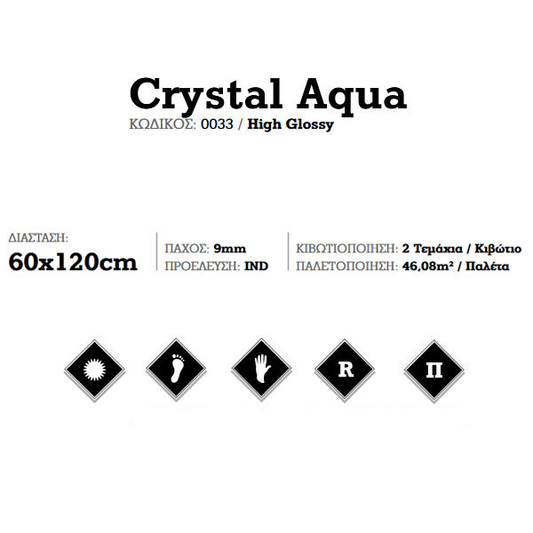 KSV Crystal Aqua 0033 Πλακάκι Δαπέδου