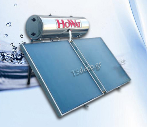 Howat Glass 200 lt Ηλιακός Θερμοσίφωνας