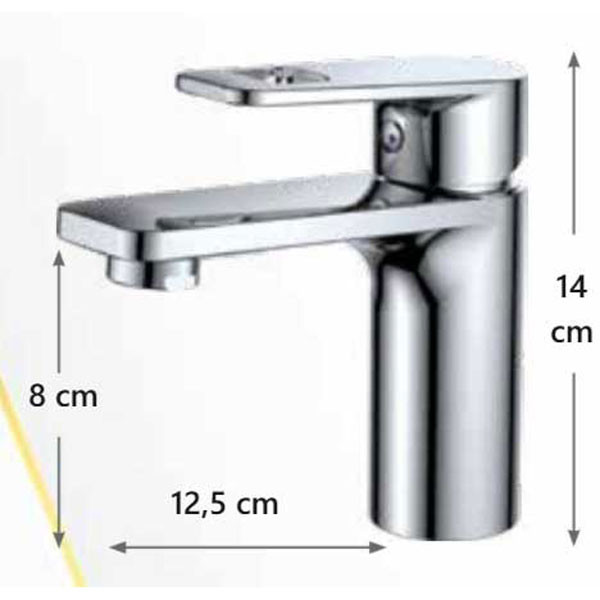 Gloria Diva 131016 Μπαταρία Νιπτήρος Χαμηλή